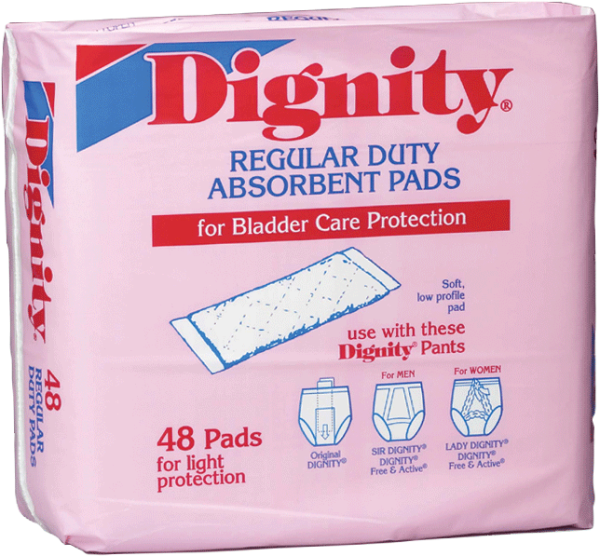 Dignity Regular Duty Pad 4" x 12"
