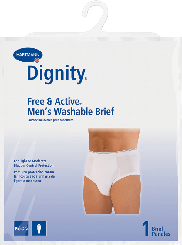 Dignity Free and Active Absorbent Protective Mens Brief Medium 34" - 36"