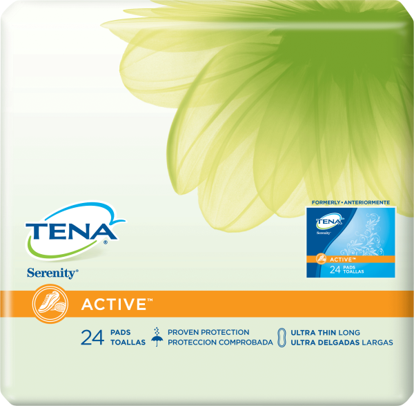 TENA Serenity Ultra Thin Light Absorbency Pads 10"