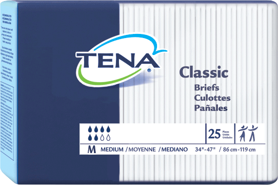 TENA Classic Brief Medium 34" - 47"