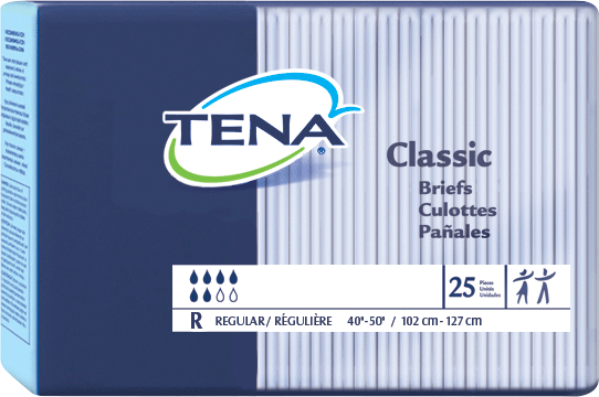 TENA Classic Brief Regular 40" - 50"