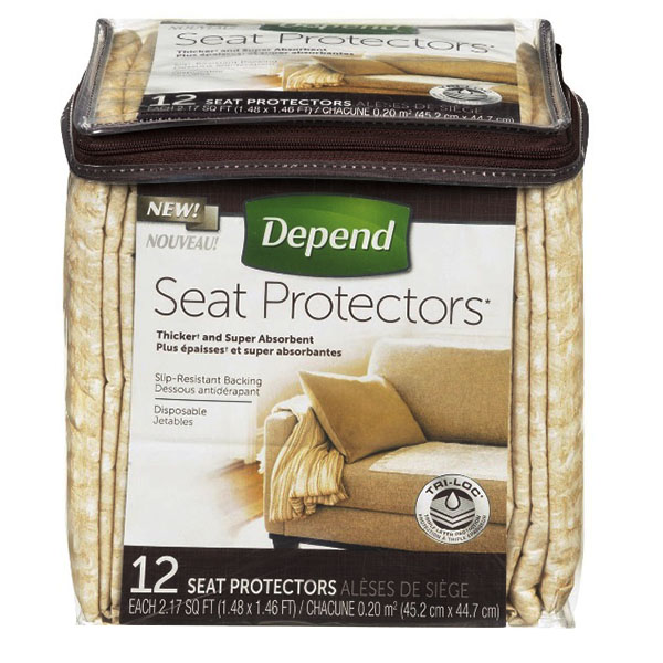 Depend Seat Protector, 18" x 18"