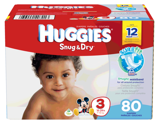 HUGGIES Snug and Dry Diapers, Step 5, Big Pack