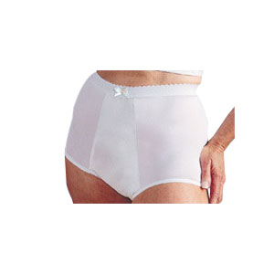 Health Dri Fancies Heavy Nylon Panty Size 14, White 42" - 44"