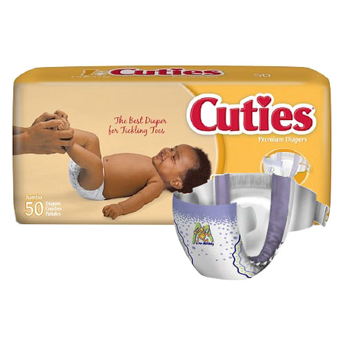 Cuties Baby Diapers, Size 7, 41+ lbs