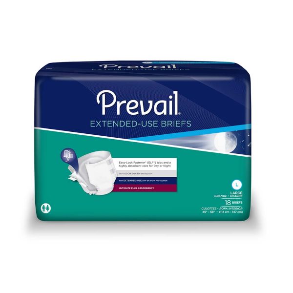 Prevail PM Extended Wear Brief Large 45" - 58"