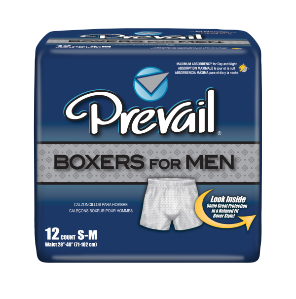 Prevail Boxers for Men Large/X-Large Waist 38" - 64"