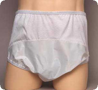 Sani-Pant Lite Moisture-proof Pull-on Brief with Breathable Panel Small 22" - 28"