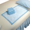 Disposable Underpads 36" L x 23" W, Blue Polyethylene Backing