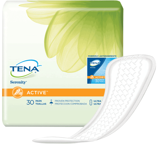 TENA Serenity Ultra Thin Light Absorbency Pads 9"
