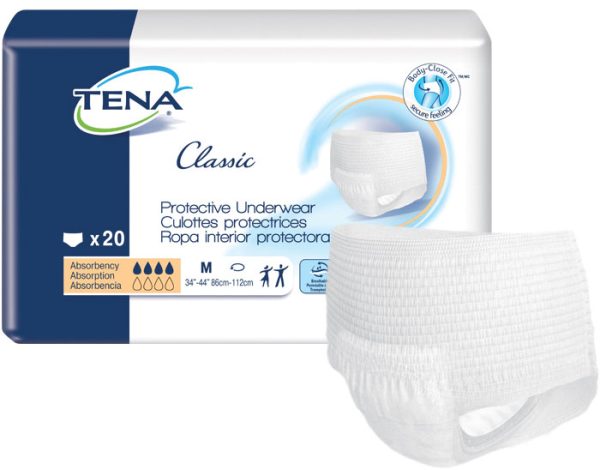 Tena Classic Protective Underwear, Large