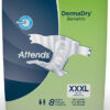 Attends DermaDry Bariatric Briefs XXX-Large 70" - 90" - Heavy Absorbency