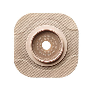 New Image CeraPlus 2-Piece Cut-to-Fit Tape Border (Extended Wear) Barrier Opening 1-1/4" Stoma Size 1-3/4" Flange Size