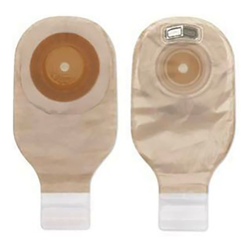 Premier Convex Flextend Drain Pouch wtih Tape Boarder 1-1/2", Transparent, Cut-to-Fit with