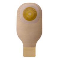 Premier Convex Flextend Drain Pouch with Belt Tab and Tape Border, Beige Lock n Roll, 7/8"