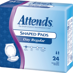 Attends Shaped Pads, Day Regular- Replaces Item 48SPDR