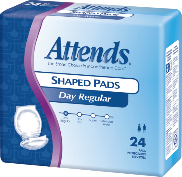 Attends Shaped Pads, Super - Replaces Item 48SPS