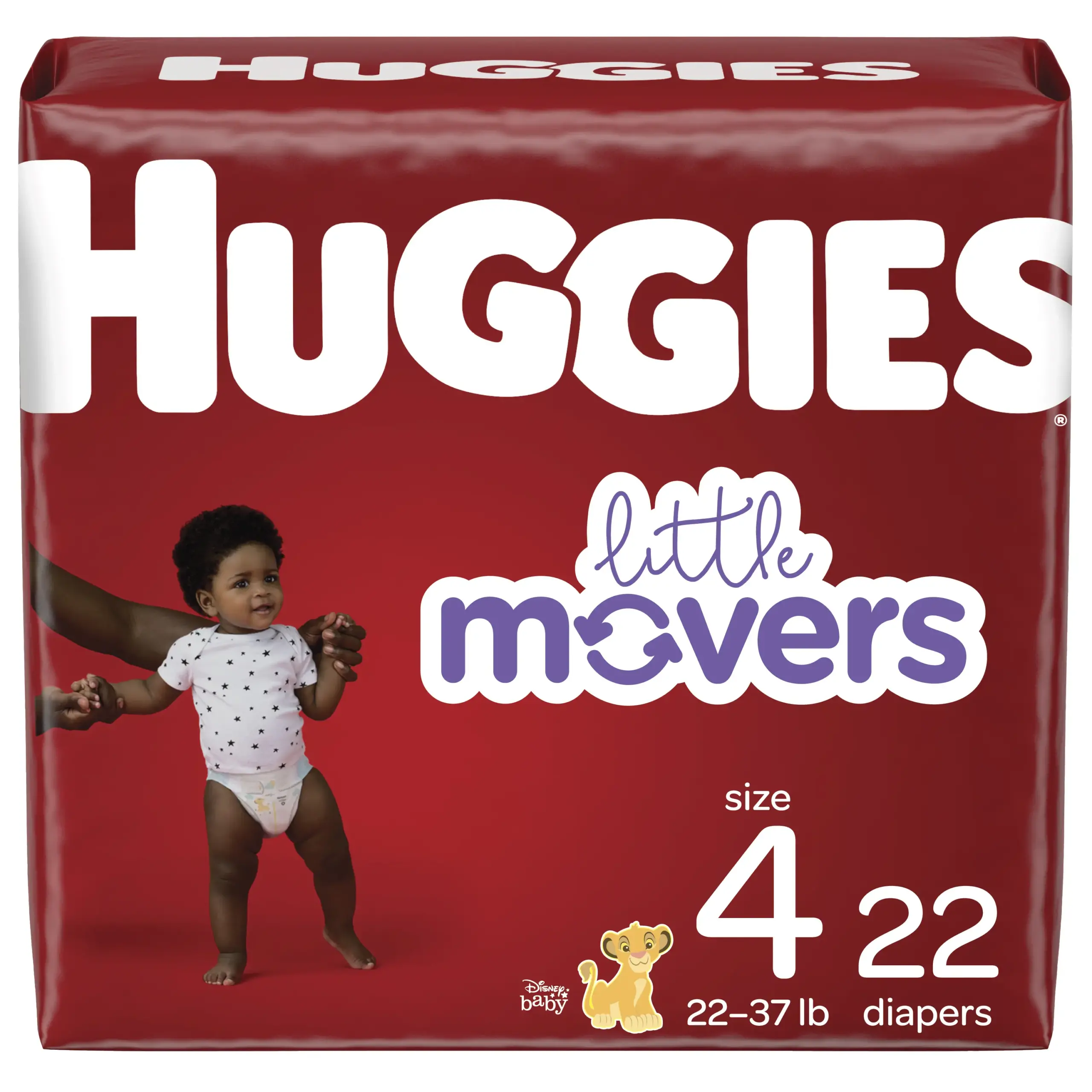 Huggies Little Movers Diapers, Size 4, Jumbo Pack