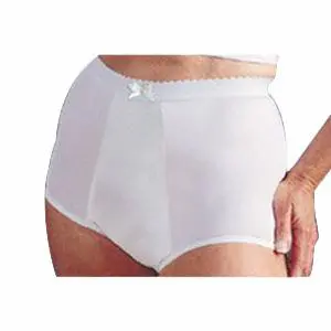 Health Dri Fancies Heavy Nylon Panty Size 12, White 38" - 40"