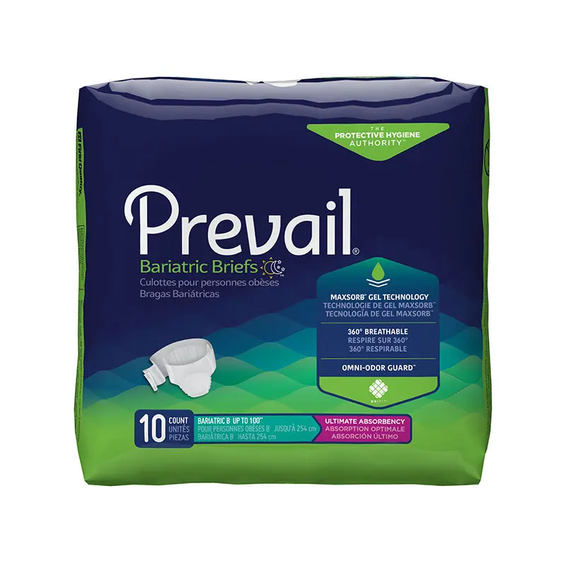 Prevail Bariatric Brief Size B Up to 100"