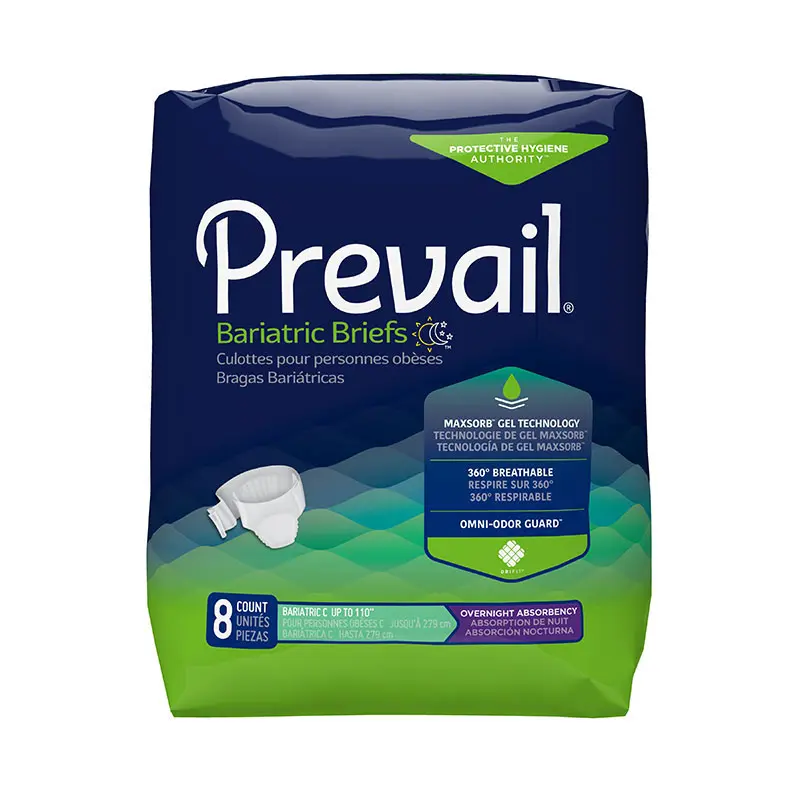 Prevail Bariatric Brief Size C Up to 110"