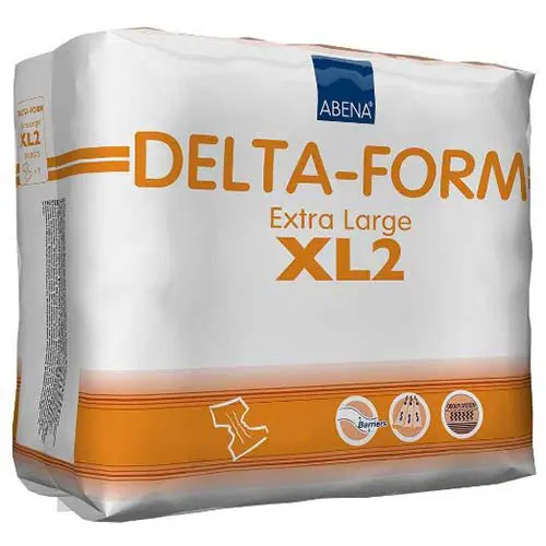 Delta-Form Adult Brief XL2, X-Large 43 to 67"