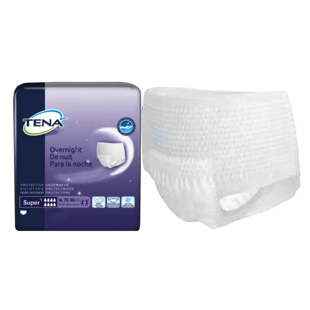 TENA Protective Underwear, Overnight Super, X-Large, 55"- 66"