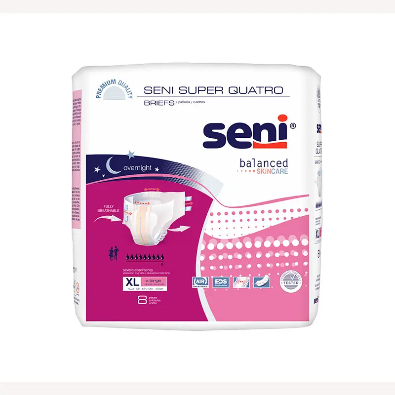 Seni Super Quatro Briefs, Extra Large - 55" - 67"